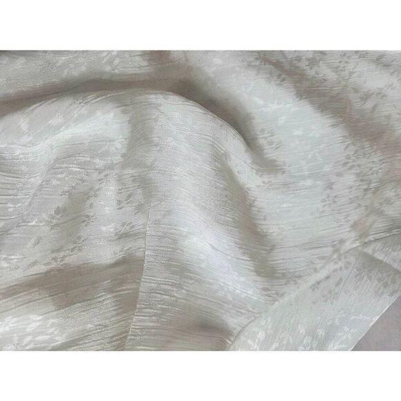 Leith Iridescent Light-Catching Sheer Floral Faux Wrap Top Blouse Sz. 1X NWT - Picture 5 of 8